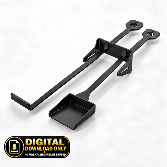 Fire Shovel & Poker Set | DXF File for CNC Cutting
