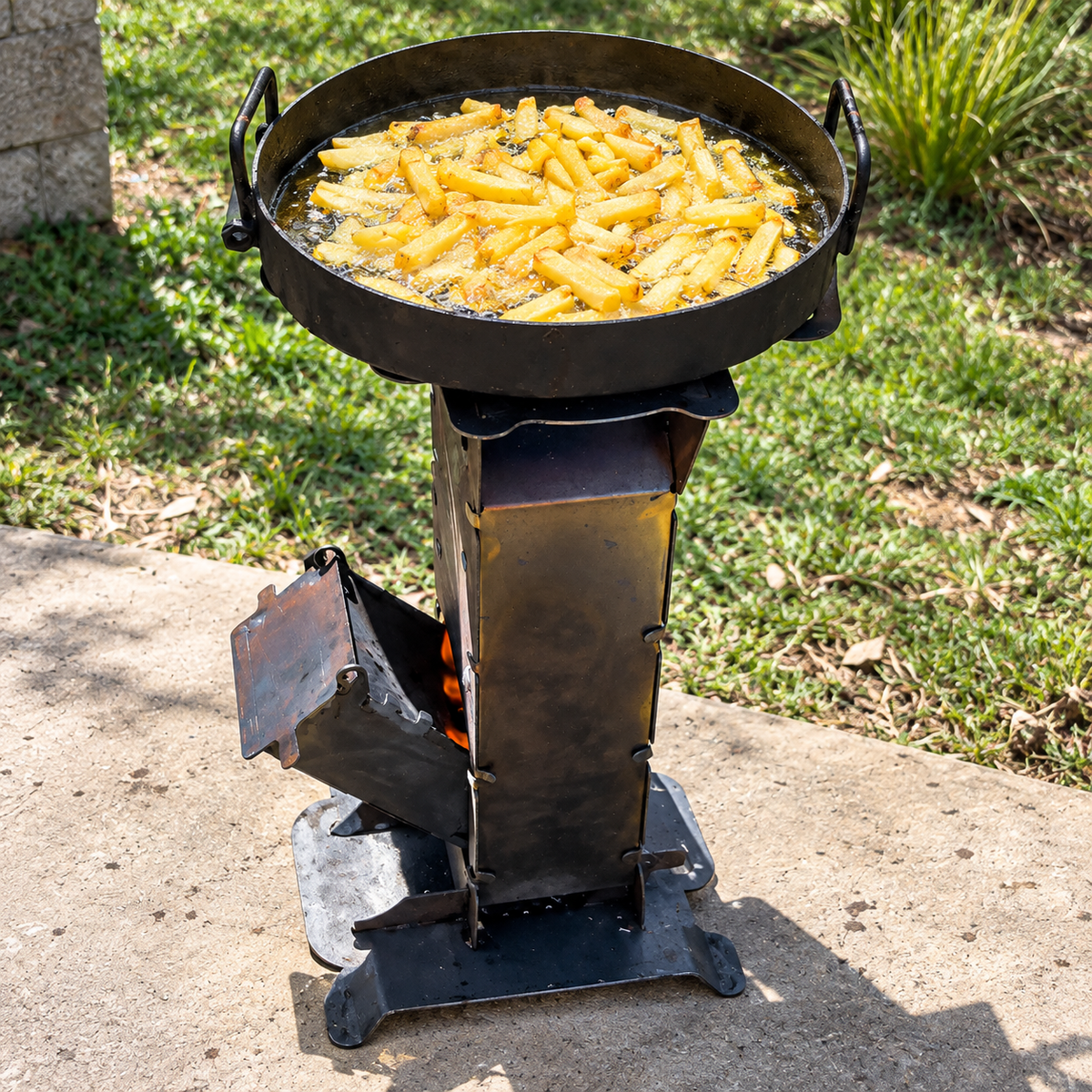 Easy-Assembly Rocket Stove | DXF Files + Blueprints