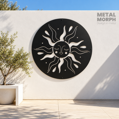 Sun Wall Art | DXF File for CNC Cutting